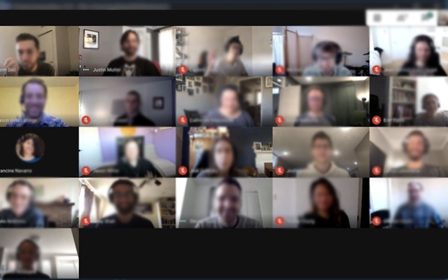 Google Meet™的网格视图截图3