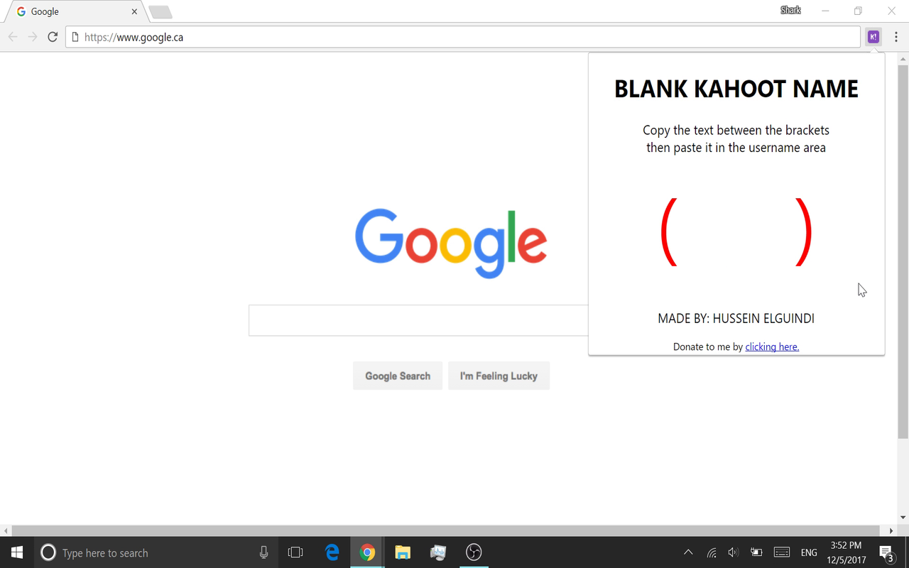 Invisible Kahoot Name截图1