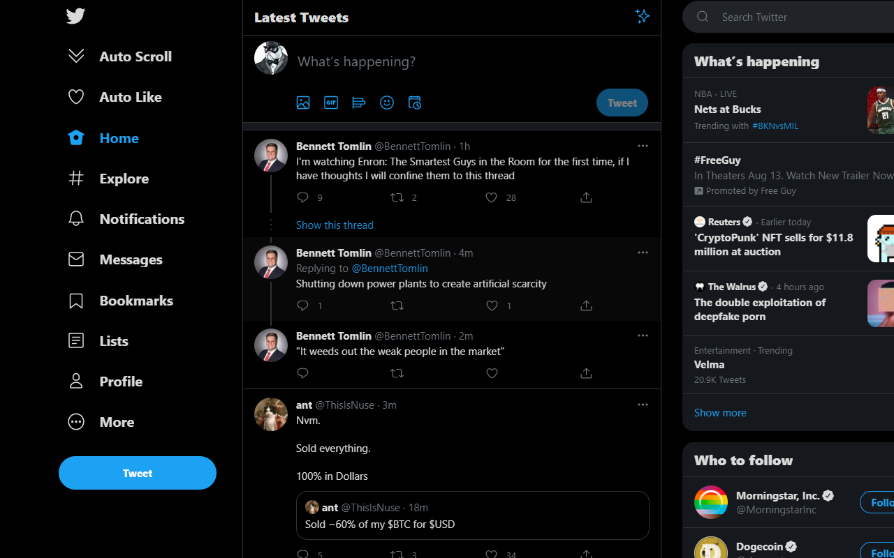 Twitter Scroller and Liker截图1