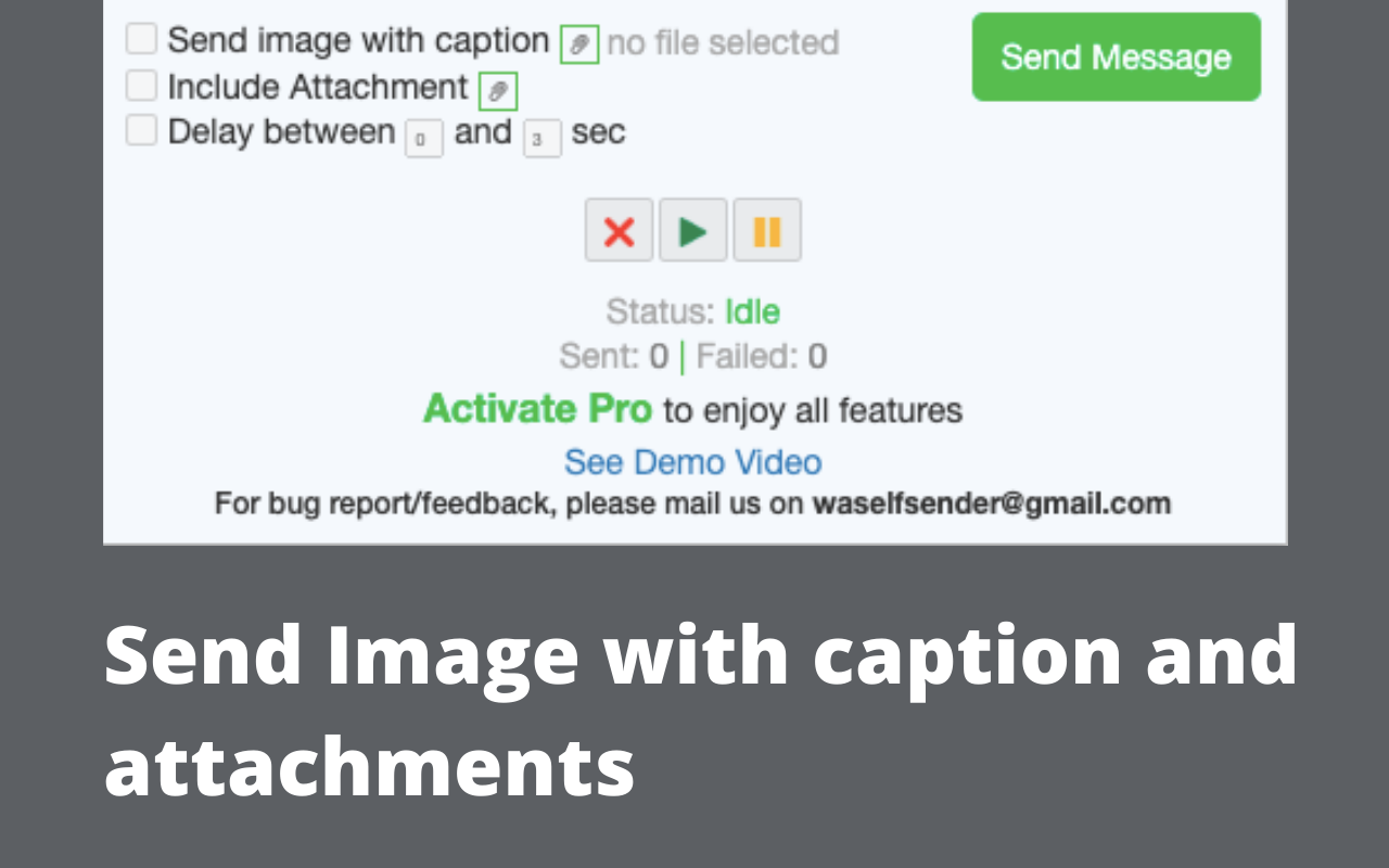 WA Self Sender - Free Messages Sender截图3