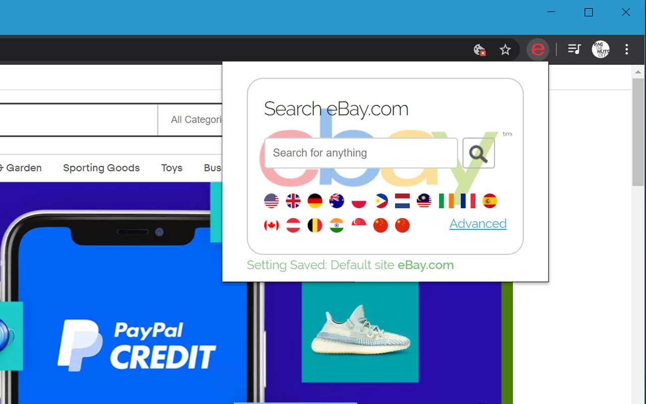 Start your search with eBay™ + Right Click截图1