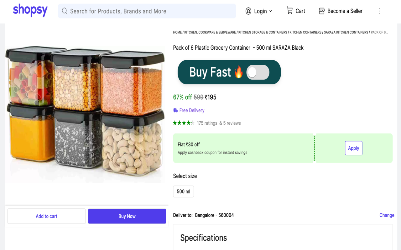 BuyFast - Amazon Flipkart Auto Checkout截图5