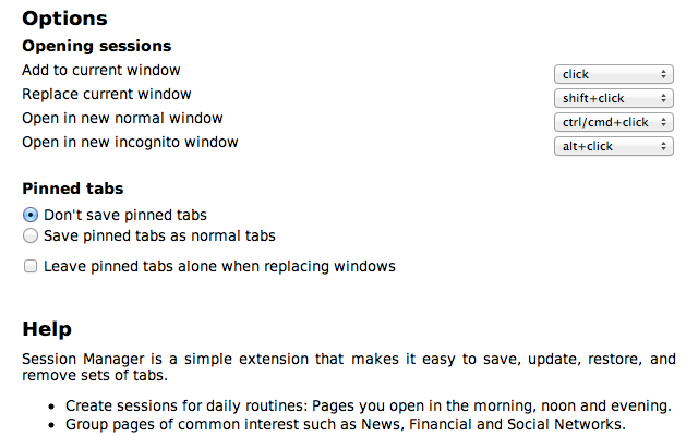 Session Manager截图3