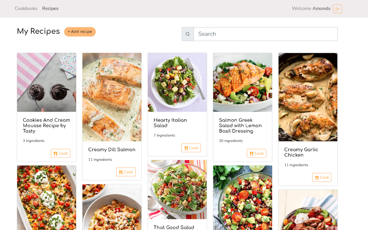 MyCookbook.io截图2