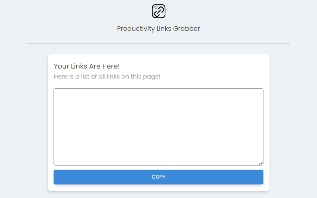 Productivity Links Grabber截图1