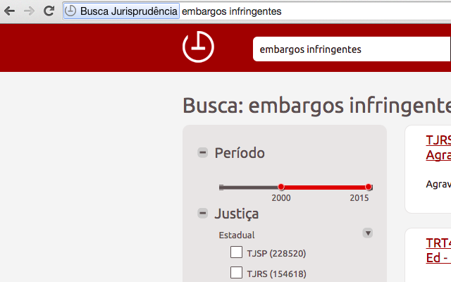 Busca Jurisprudência截图1