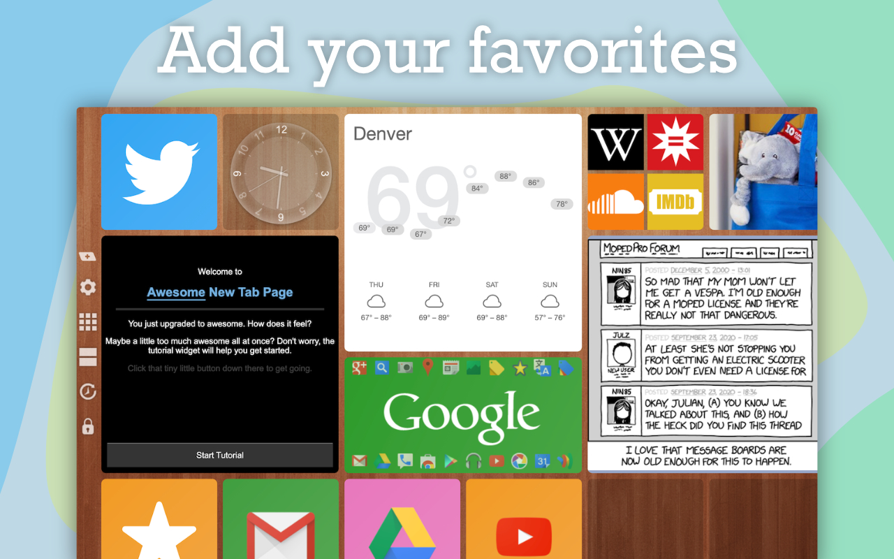 Awesome New Tab Page截图1