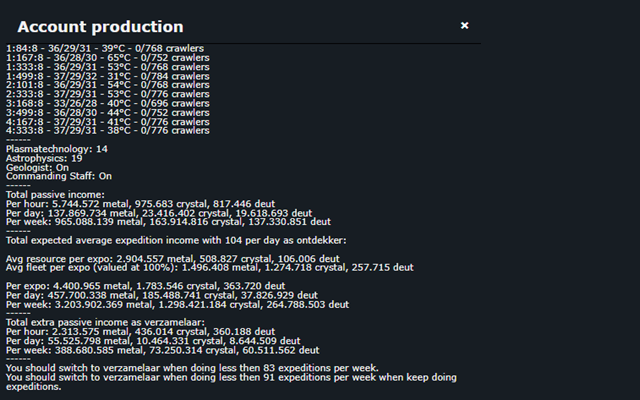 Ogame Calculator截图4
