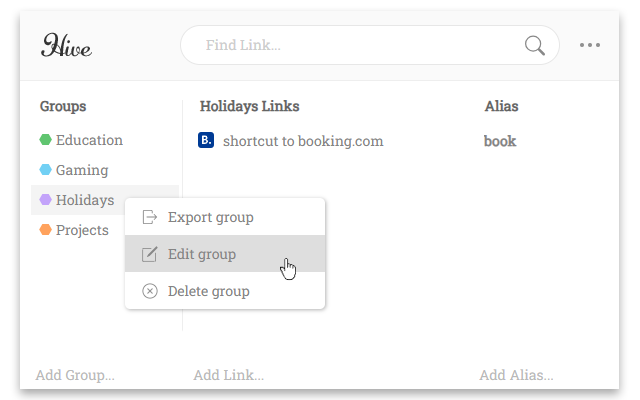 Hive - Bookmarks截图2