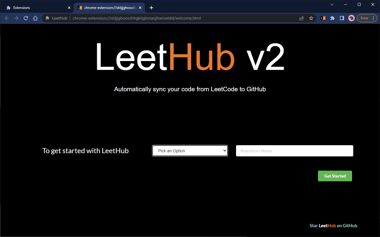LeetHub v2截图5