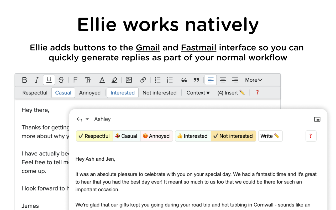 Ellie: Your Professional AI Email Assistant截图2