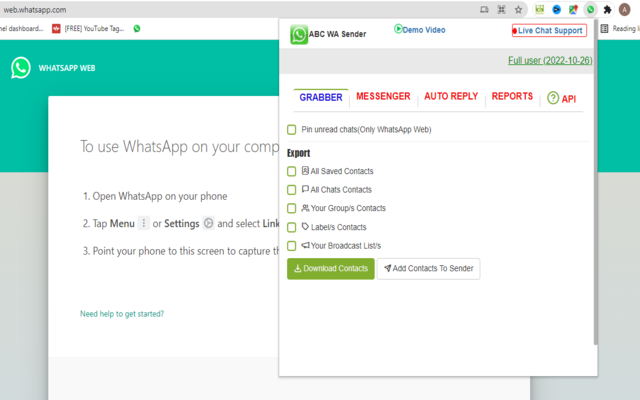ABC WA Sender Plus – Smart Bulk Sender截图2