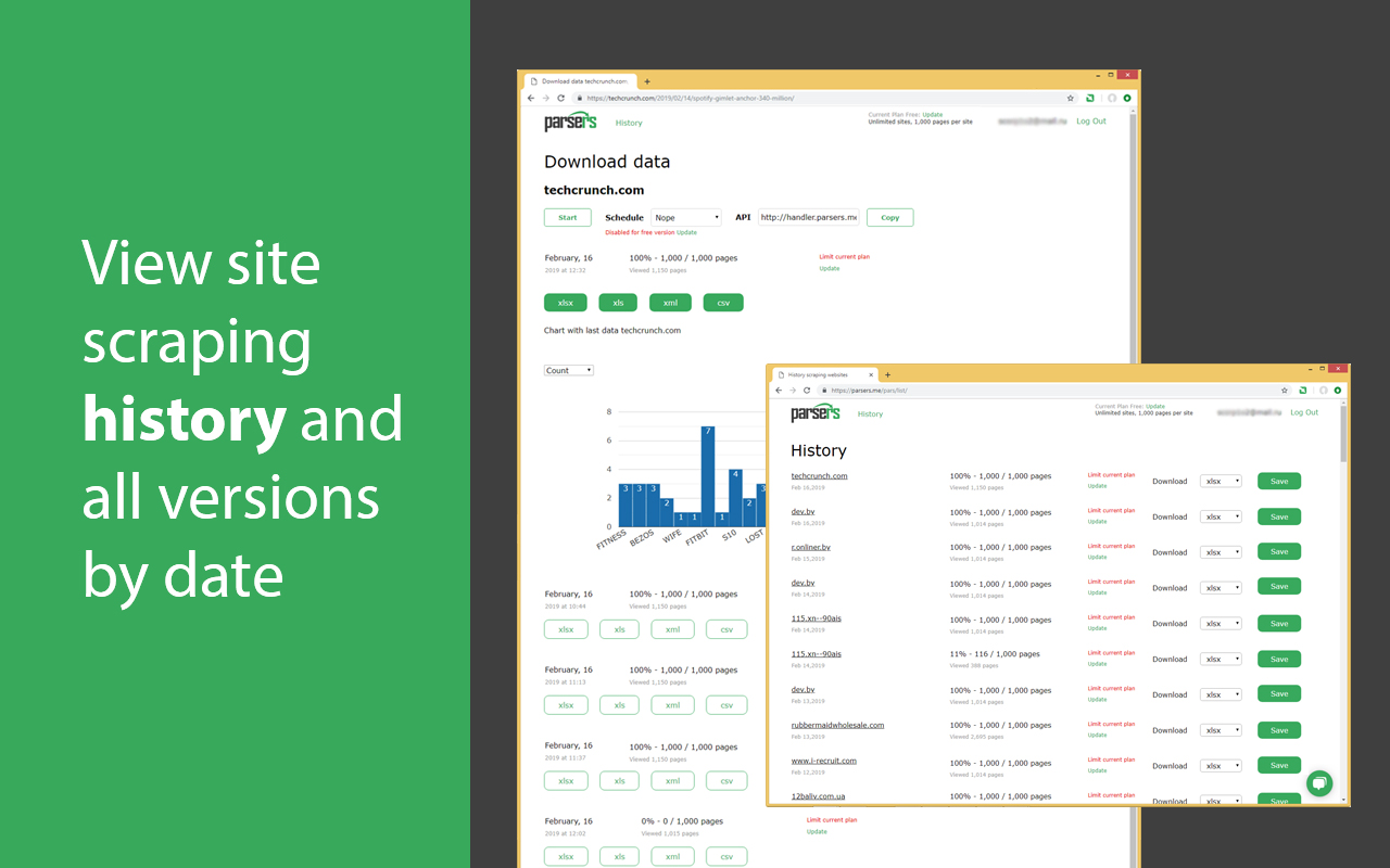Scraper Parsers - Free Web Scraping截图2