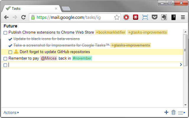 Improvements for Google Tasks™截图2
