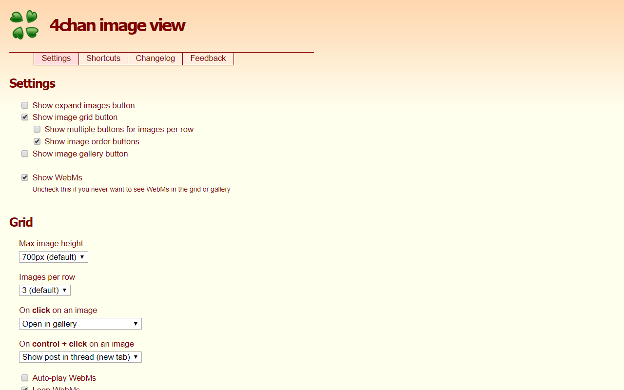 4chan gallery, slideshow, grid, expand images截图1