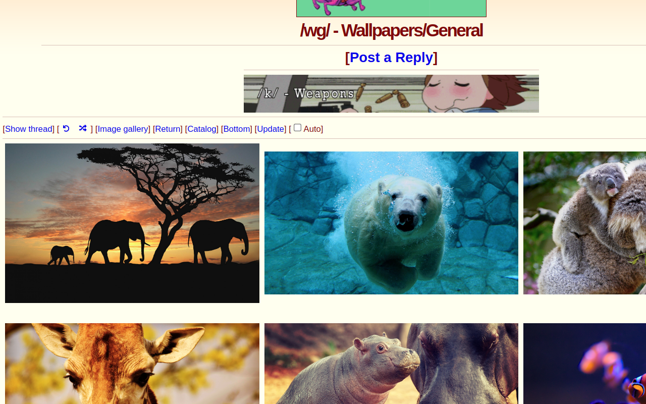 4chan gallery, slideshow, grid, expand images截图3