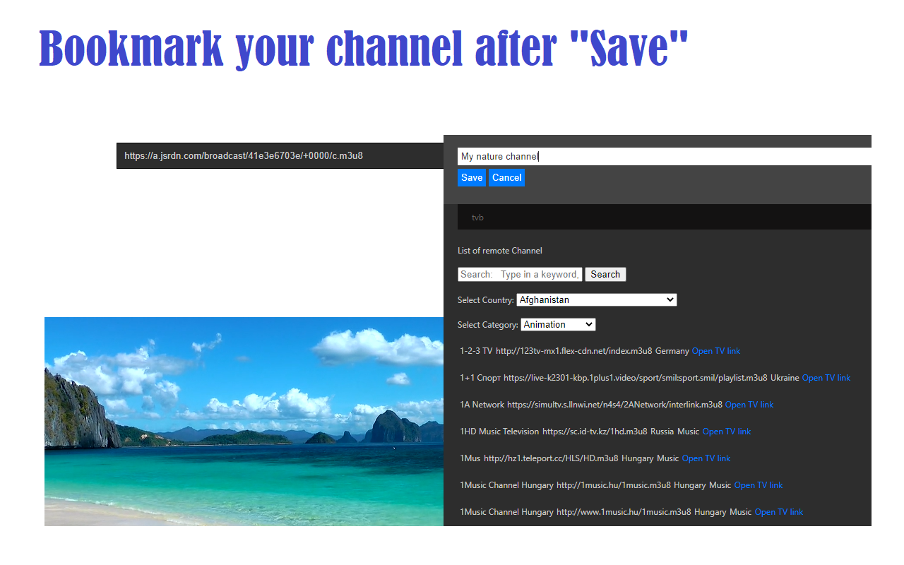 IPTV / HLS player / 7000+ free channels截图2