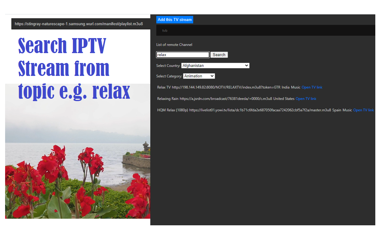 IPTV / HLS player / 7000+ free channels截图4