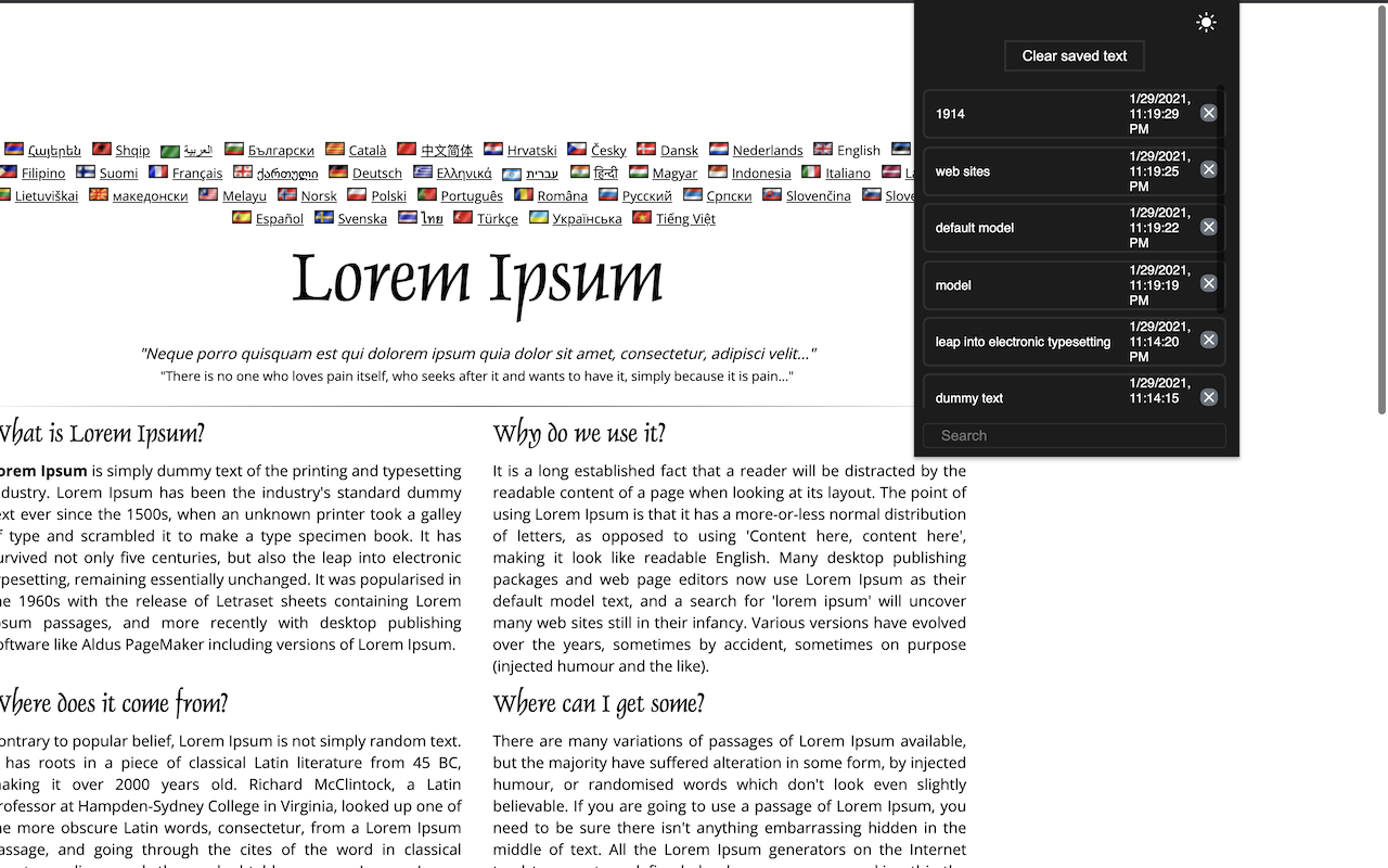 Clipboard History截图3