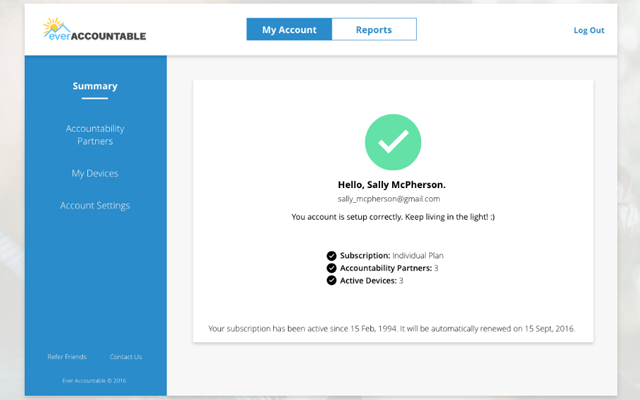 Ever Accountable For Chrome截图3