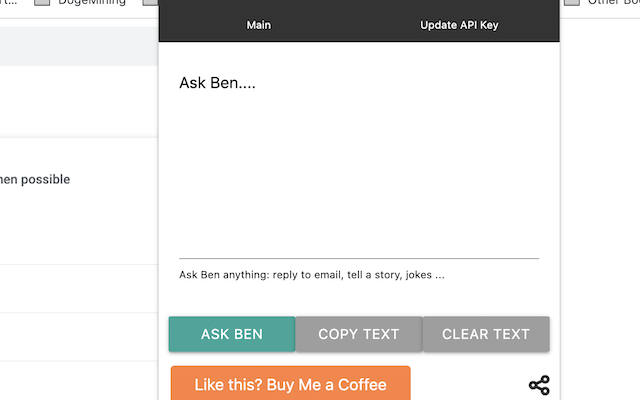 Ask Ben (Chat GPT) Anything AI截图1