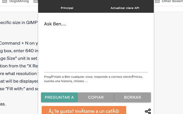 Ask Ben (Chat GPT) Anything AI截图2