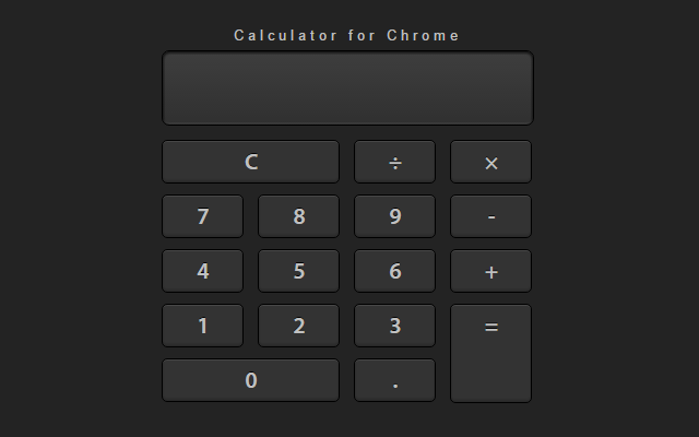 Calculator for Chrome截图1