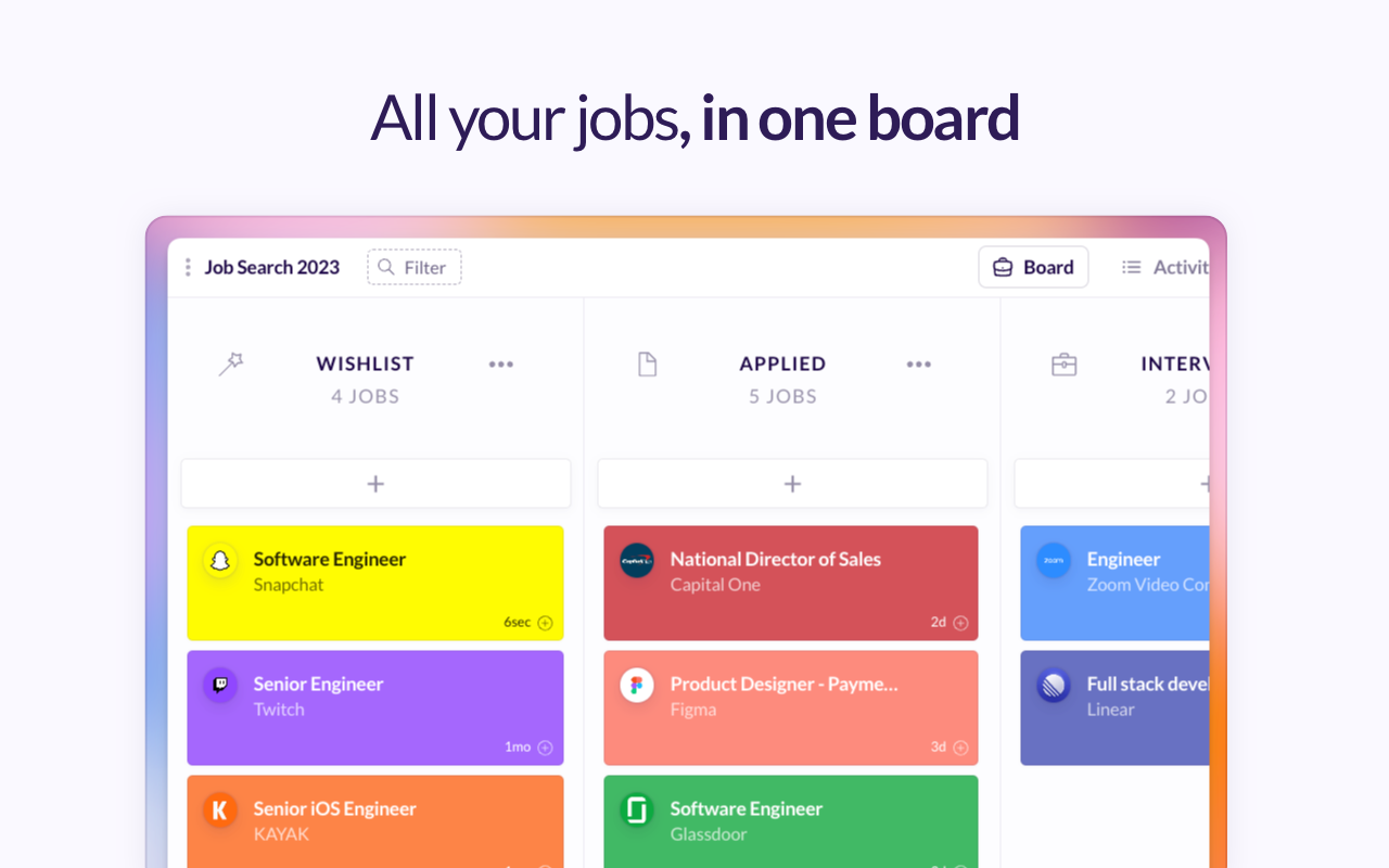 Huntr - Job Search Tracker & Autofill截图3