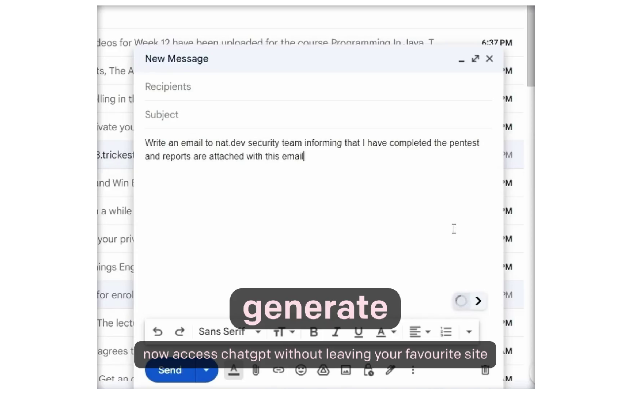 AIwingman - ChatGPT on every site LIFETIME截图3