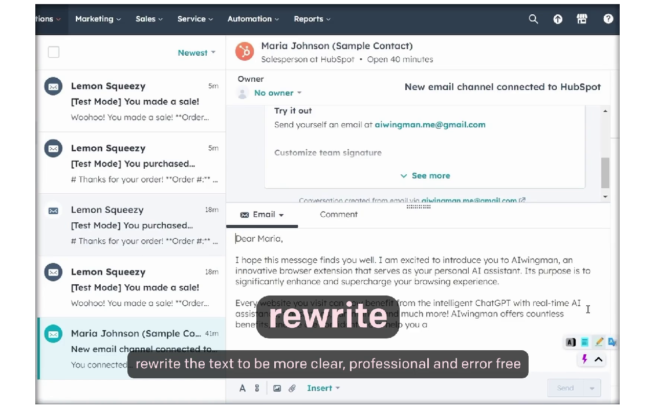 AIwingman - ChatGPT on every site LIFETIME截图5
