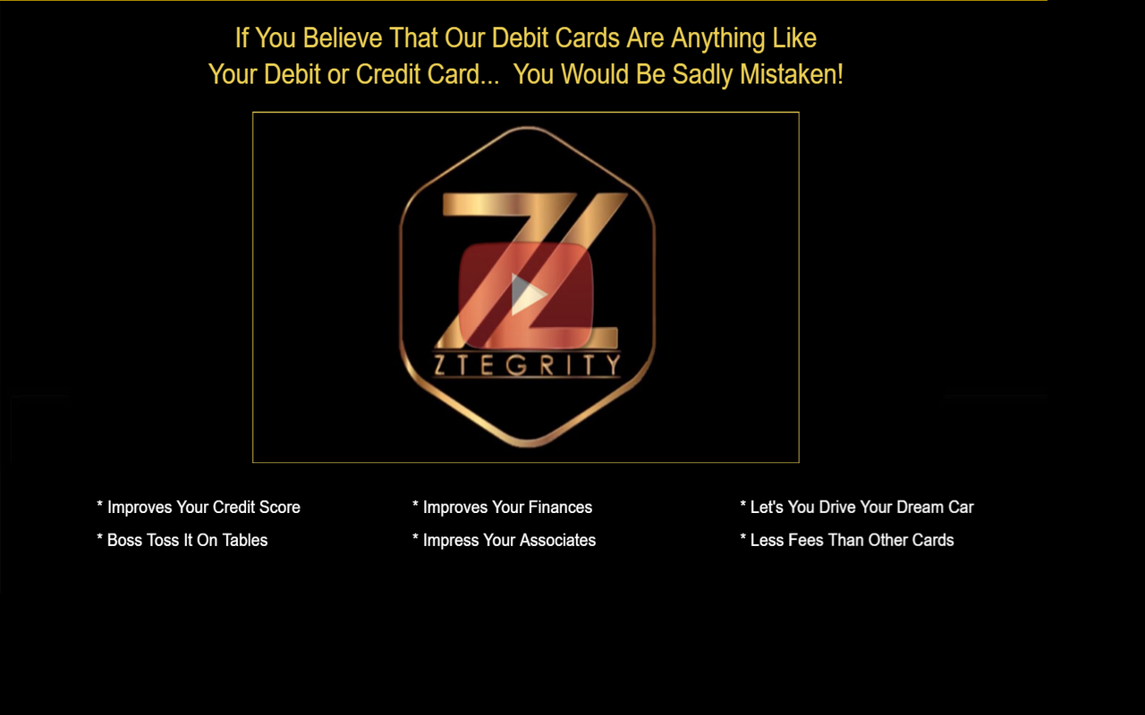ZBlackCard Luxury Metal Prepaid Debit Card截图1