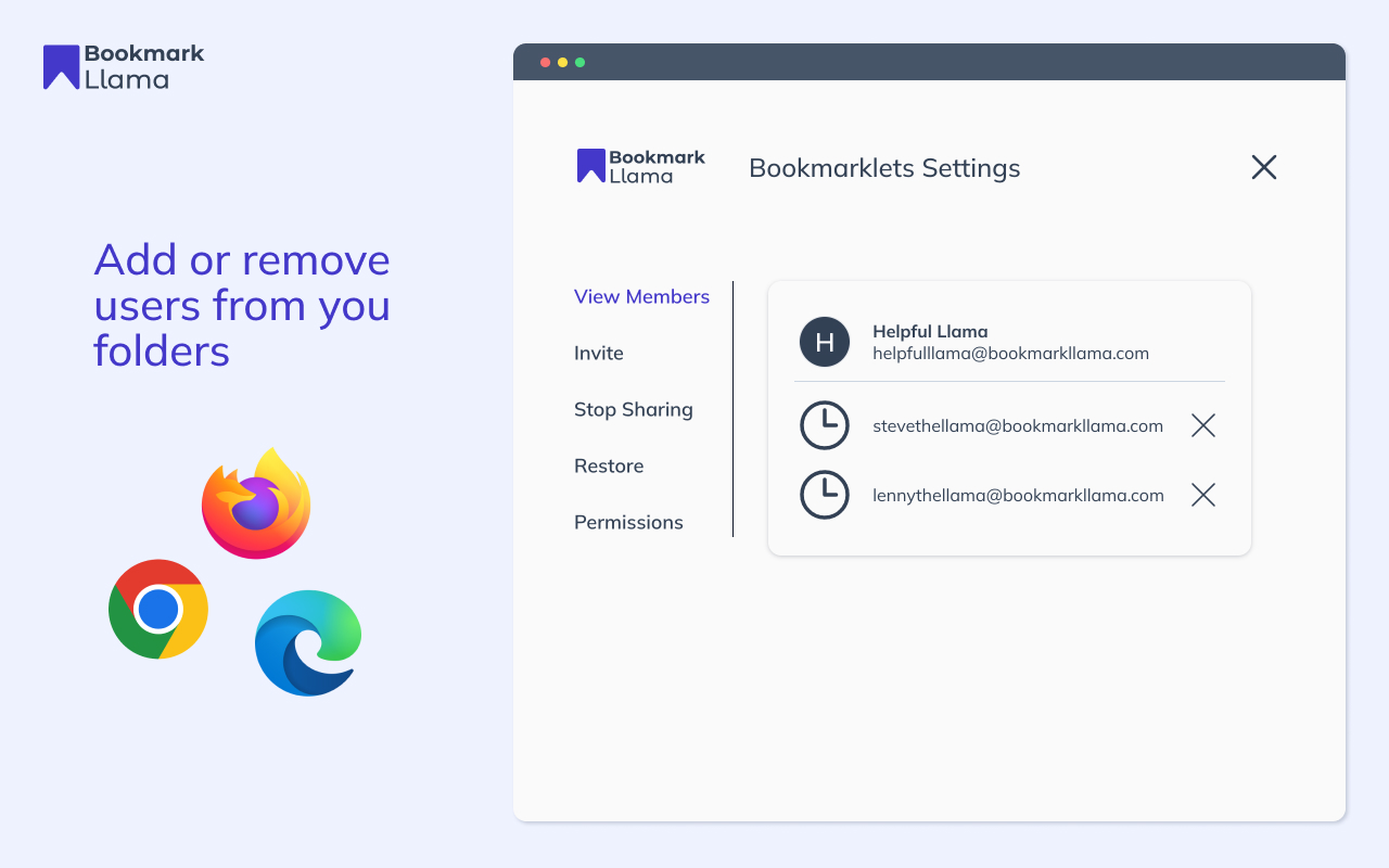 Bookmark Llama - Shared Bookmarks截图1