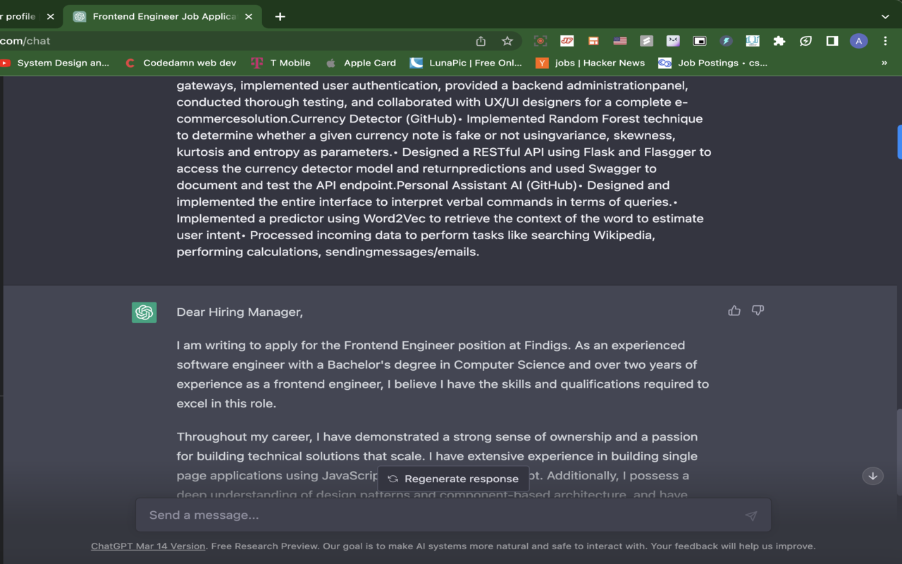 AI Cover Letter Generator截图4