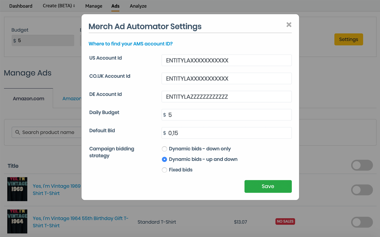 Merch Ad Automator截图4
