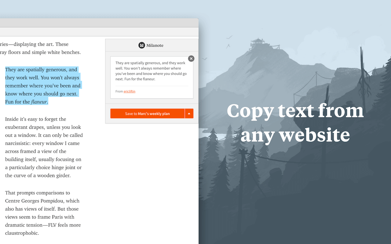 Milanote Web Clipper截图1