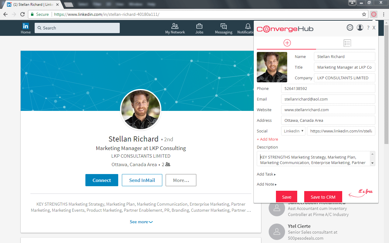 ConvergeHub Lead Generator截图3
