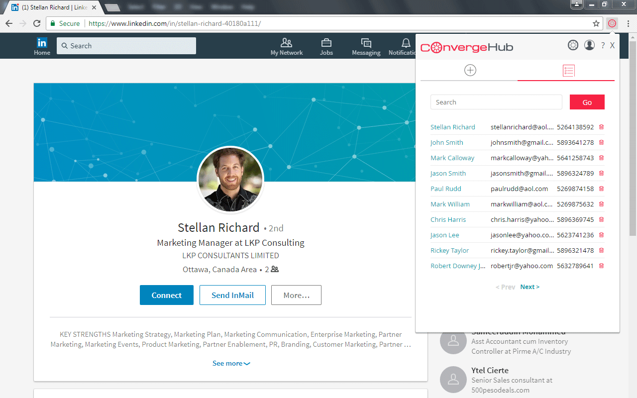 ConvergeHub Lead Generator截图4