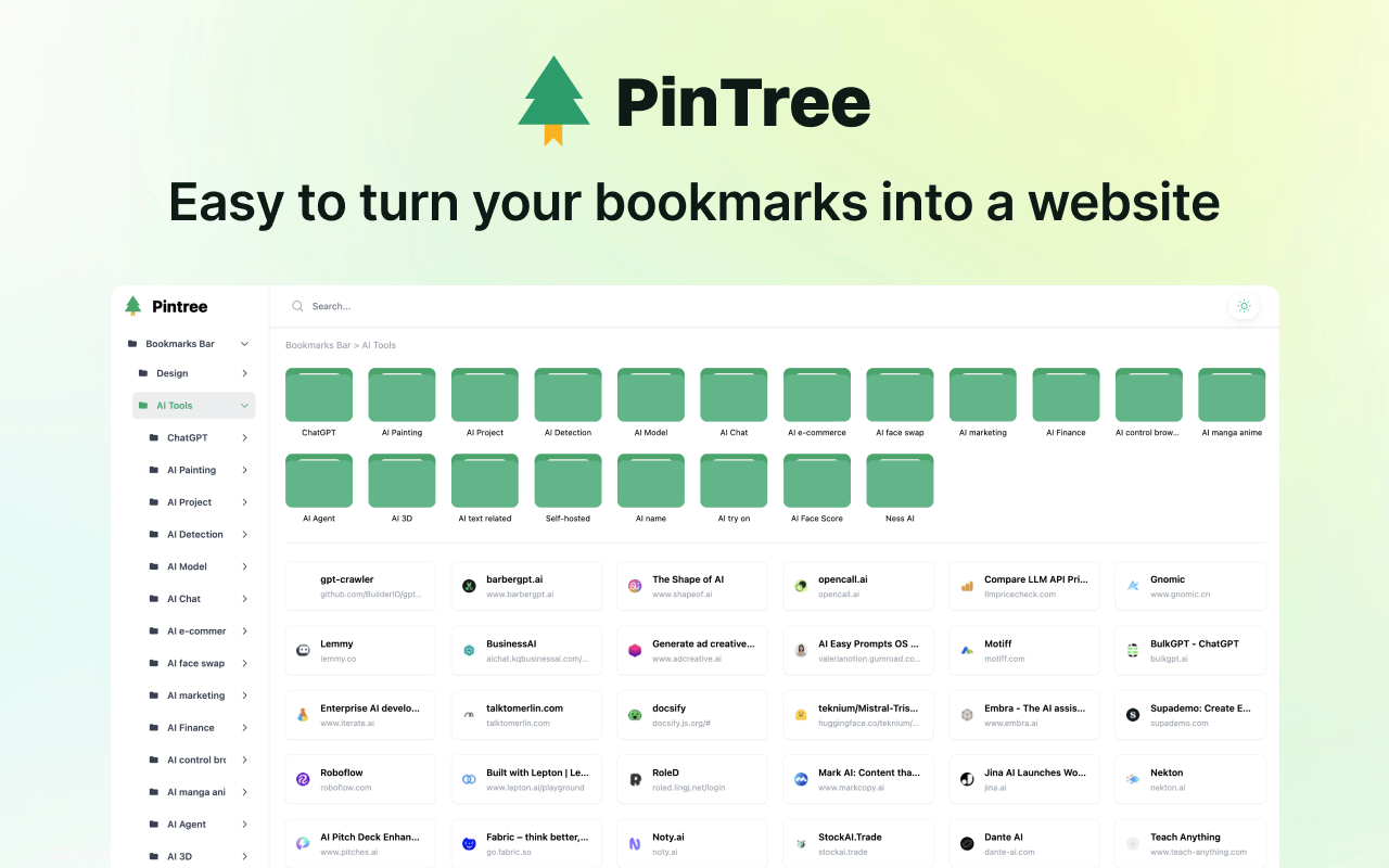 Pintree Bookmarks Exporter截图1