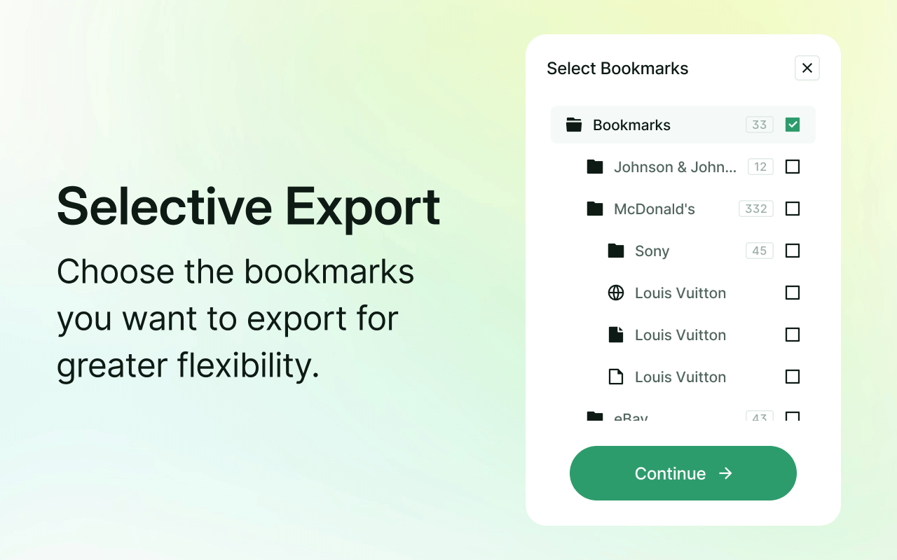Pintree Bookmarks Exporter截图3