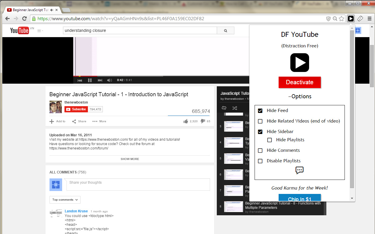 DF Tube (Distraction Free for YouTube™)截图2
