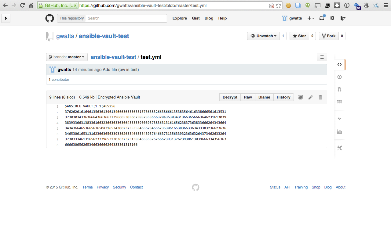 Ansible Vault Decryptor截图2