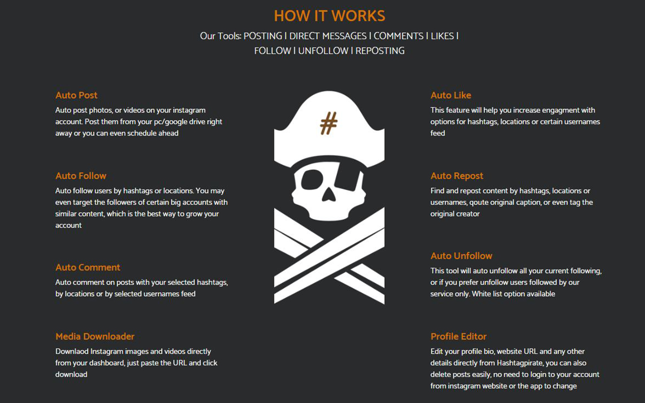 Hashtagpirate - Instagram like bot截图2