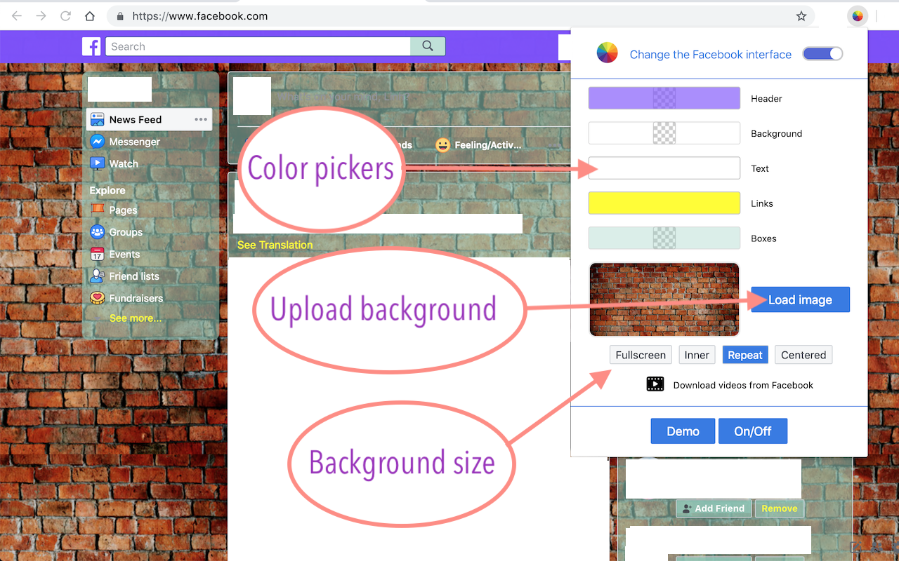 Customize Facebook Style截图2