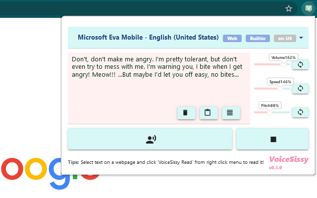 VoiceSissy (Speech-to-Text-to-Speech TTS STT)截图3