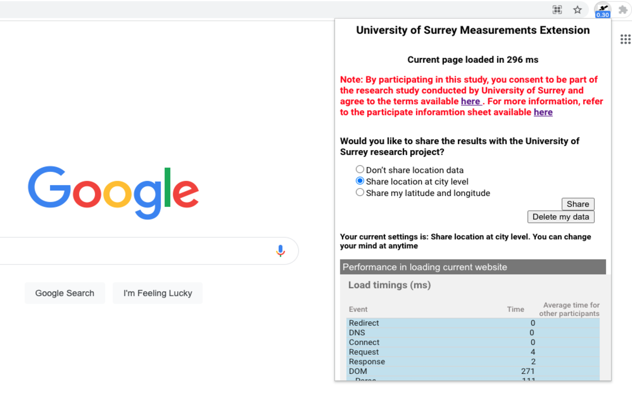 University of Surrey - Starlink Speedtest截图1
