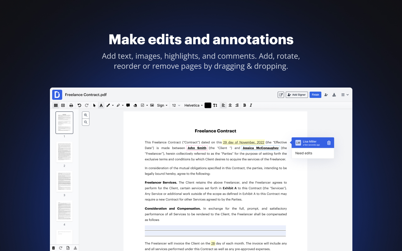 DocHub - Sign PDF from Gmail截图4