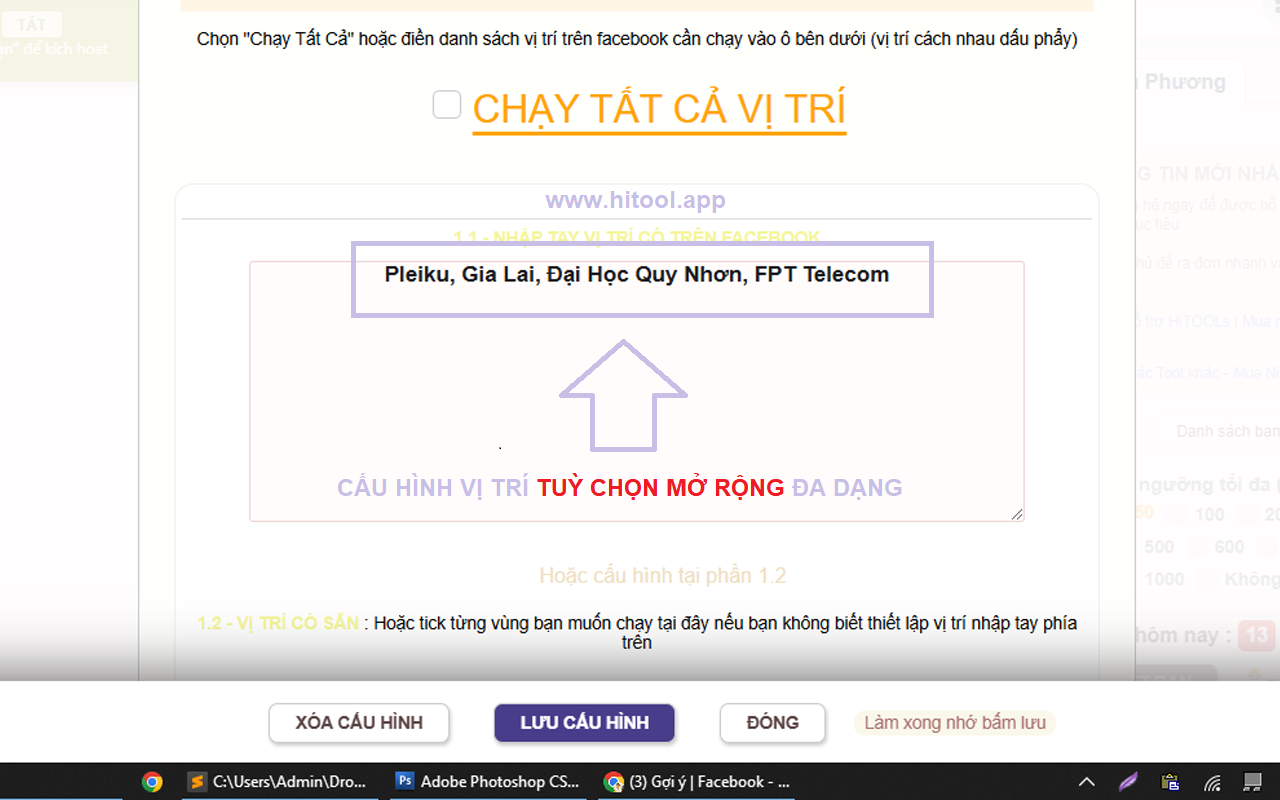 2TOOL - Auto Kết Bạn Địa Phương trên facebook截图4