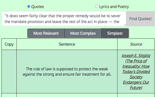Spruce: Find quotes and lyrics截图1