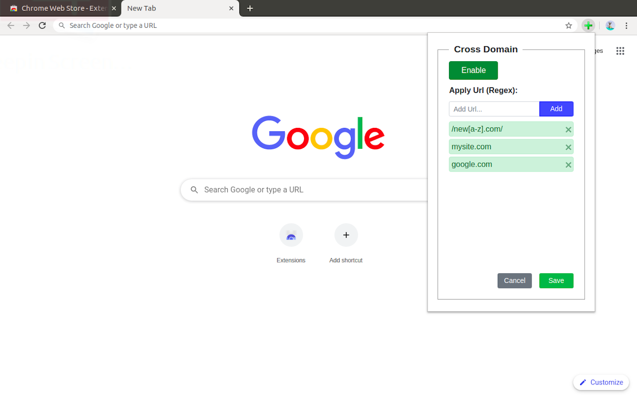 Cross Domain - CORS截图2