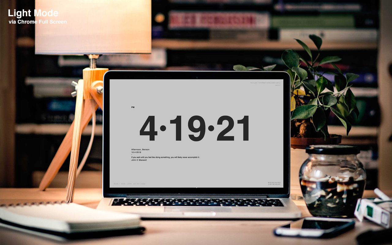 WHA Quotes & Clock New Tab截图1